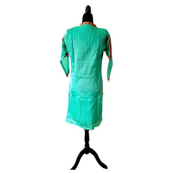 Chanderi Embroidery Kurti