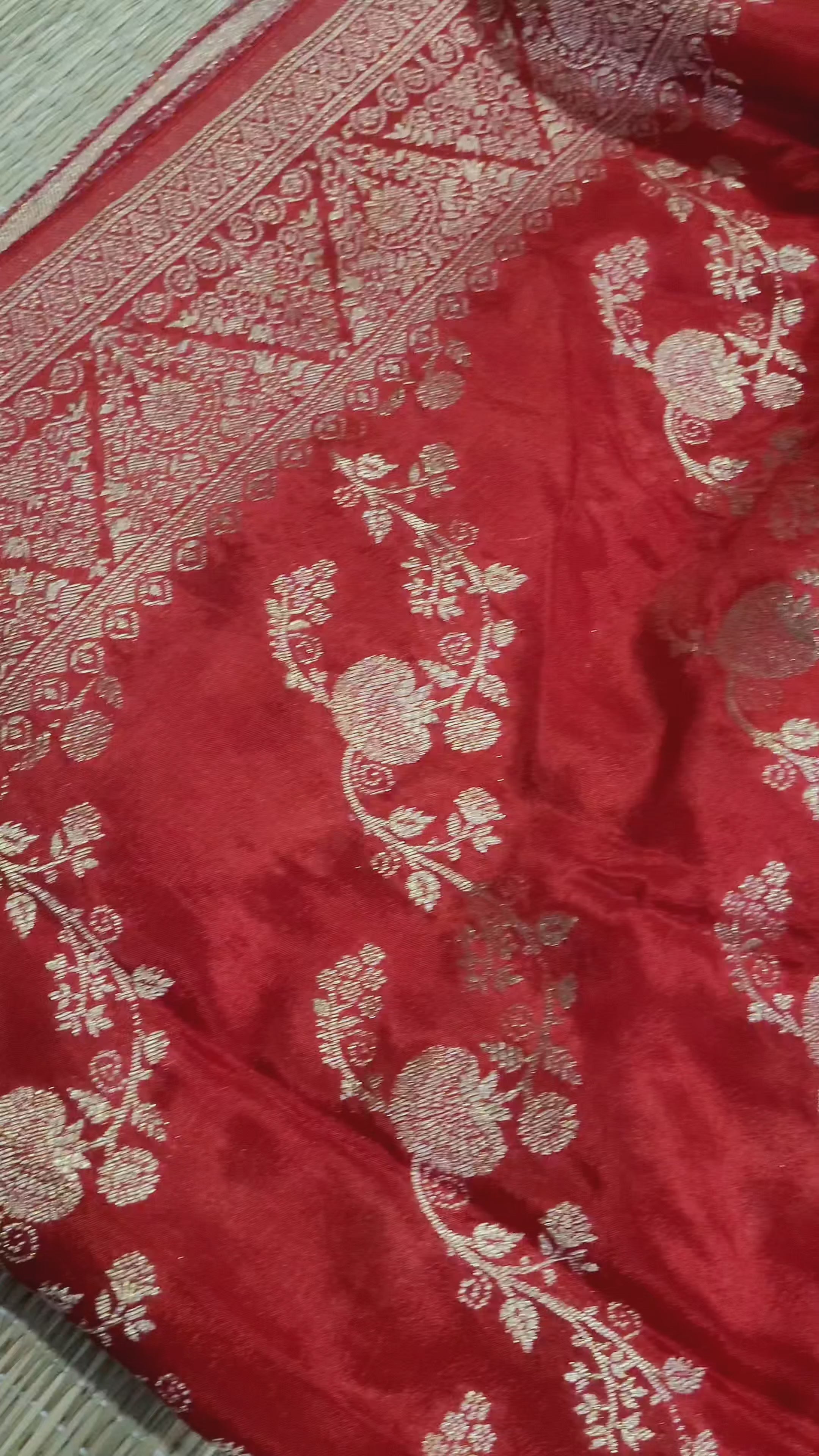 Banarasi Satin Mushru Silk Saree With Blouse