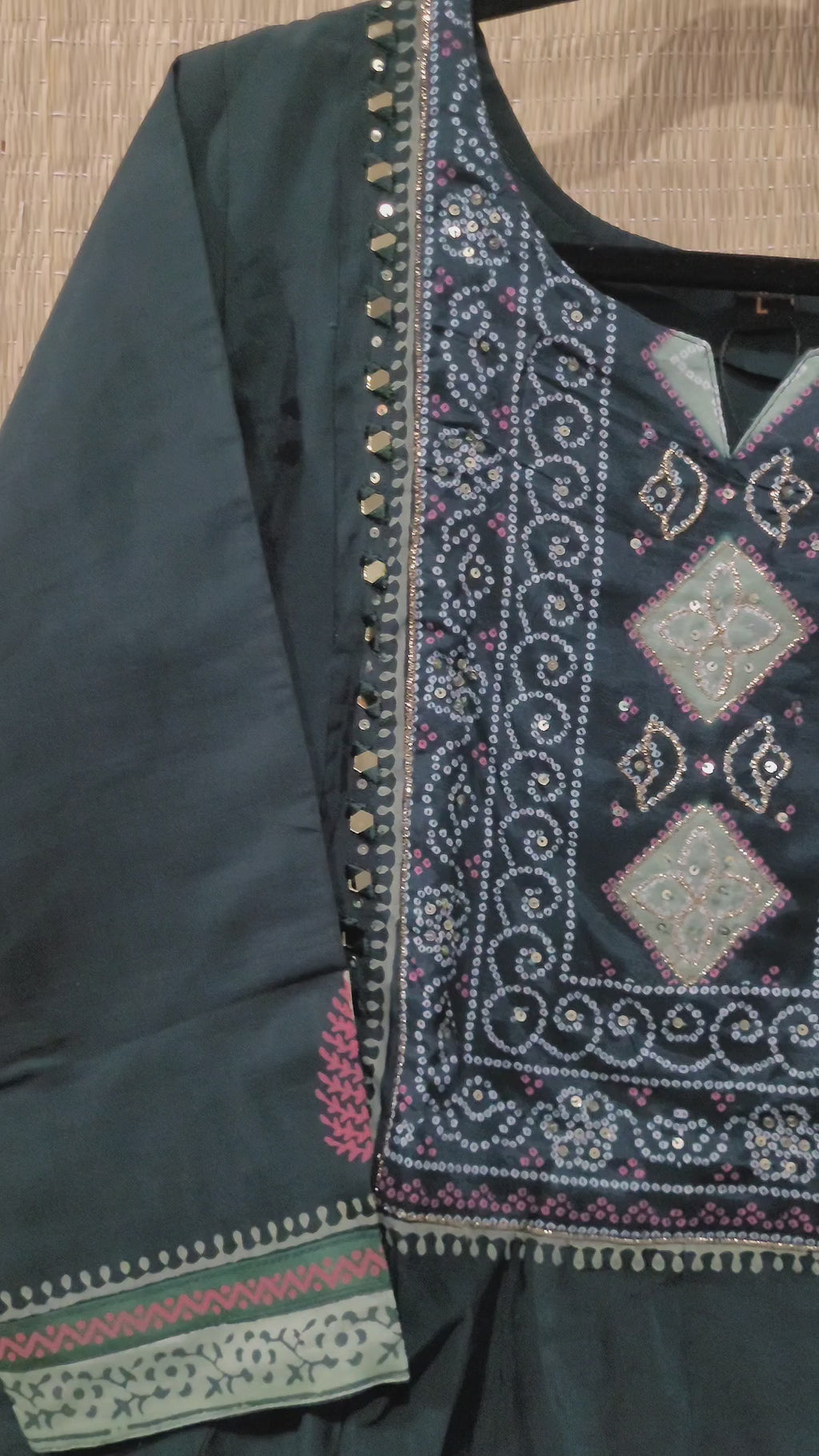 Muslin Anarkali Suit With Dupatta