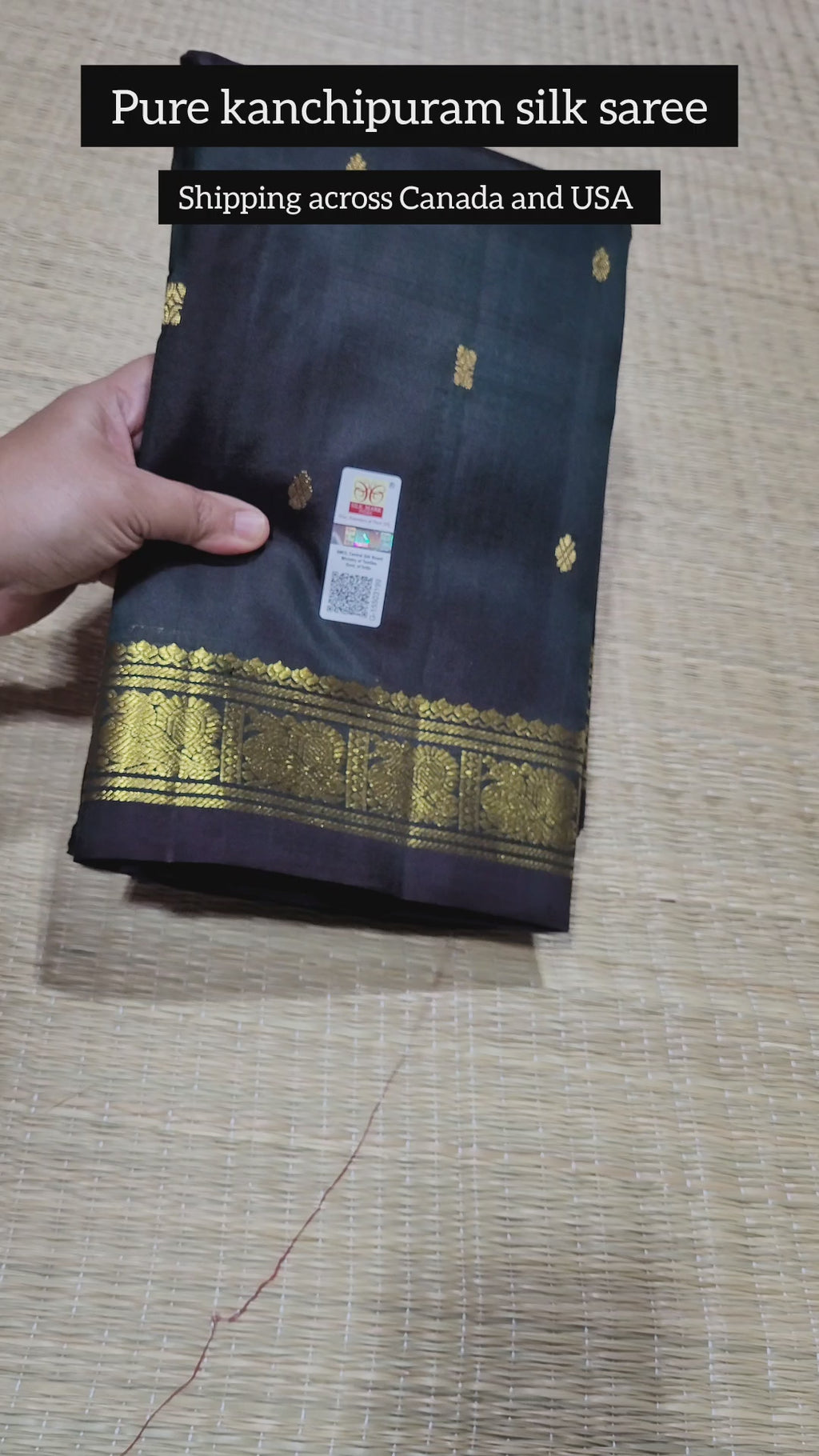 Maanthulir Green Kanchipuram Handloom Silk Saree