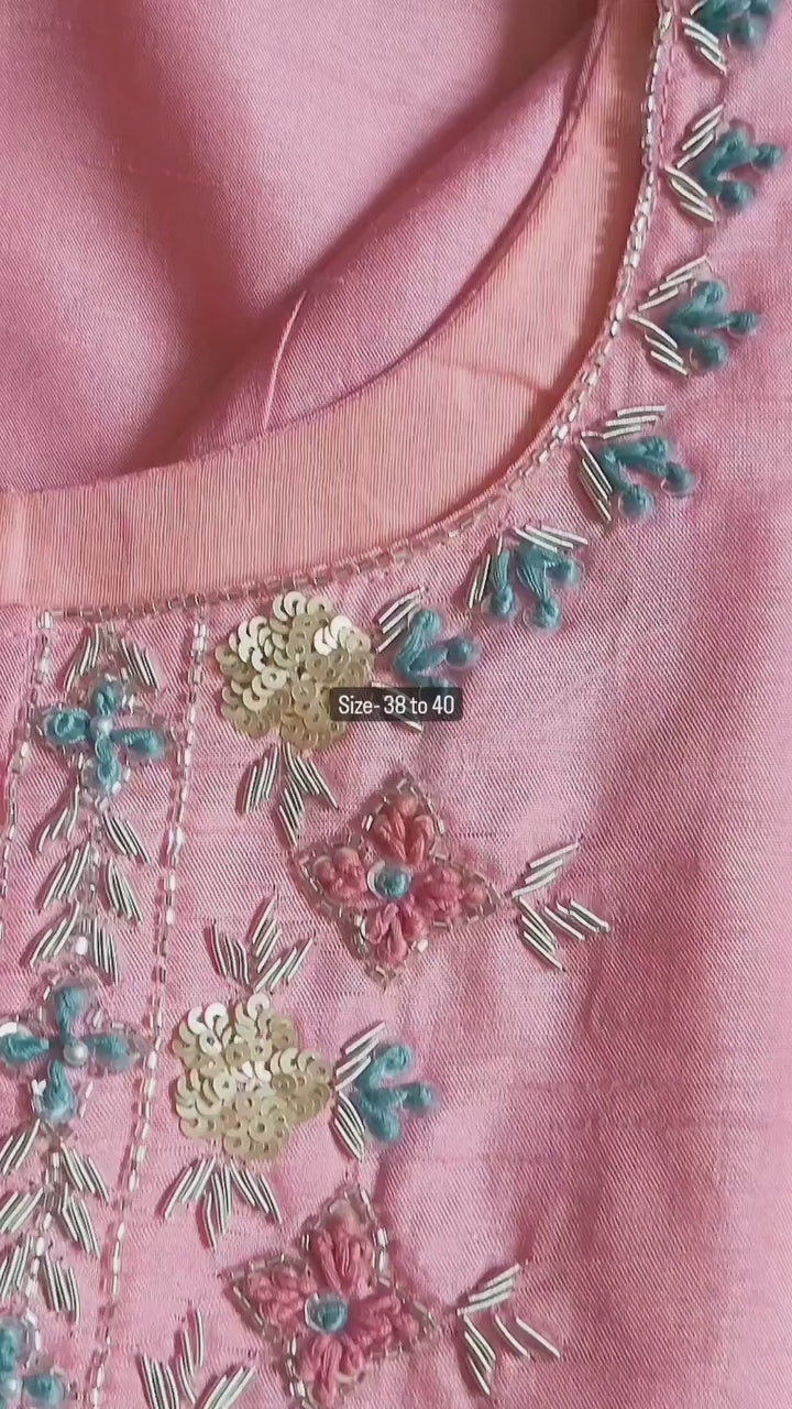 Salwar Suit With Silk Dupatta