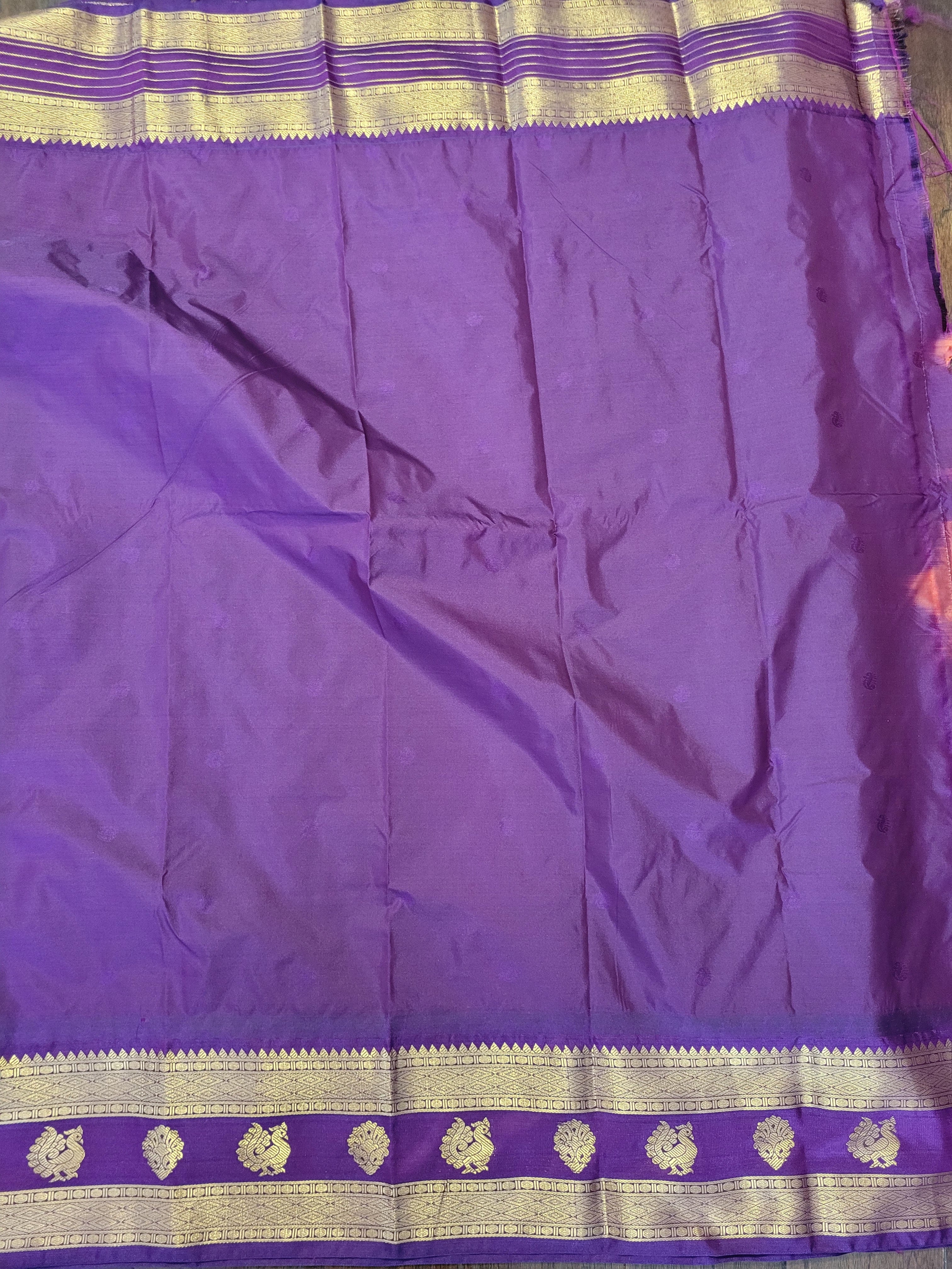 Semi Kanchipuram Handloom Silk Saree
