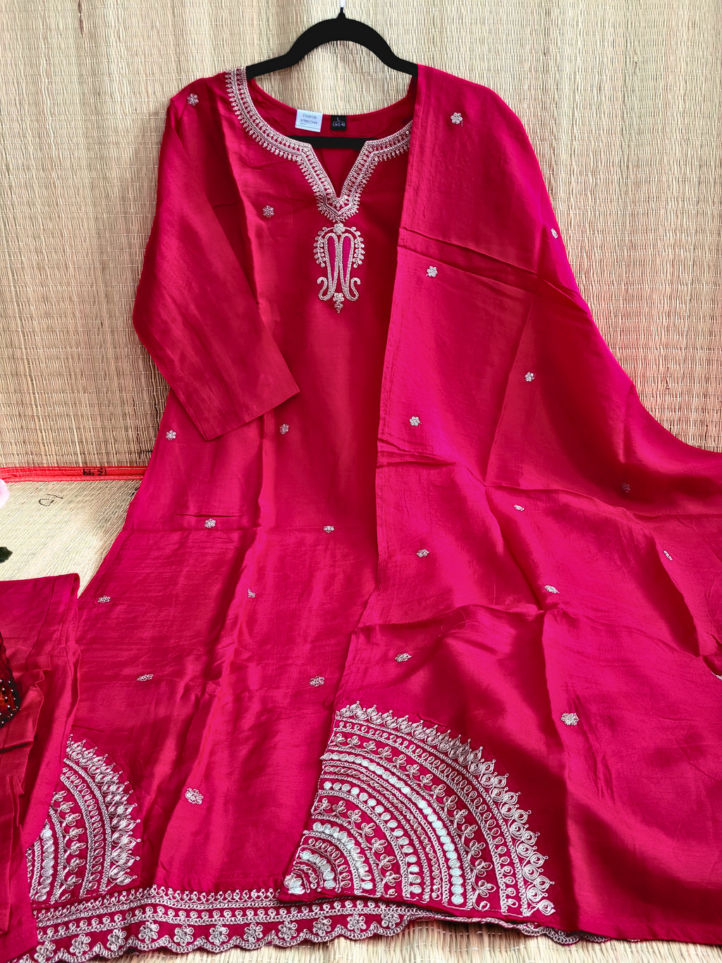 Dola Silk Salwar with Embroidery