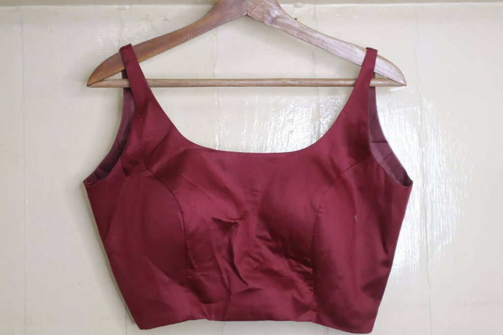 Cotton Silk Sleeveless Blouse