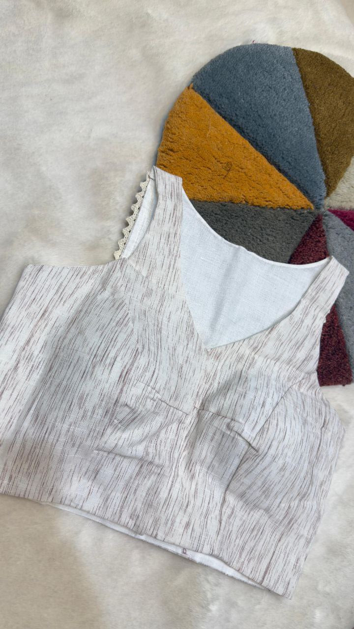 South Cotton Haulter Neck Blouse
