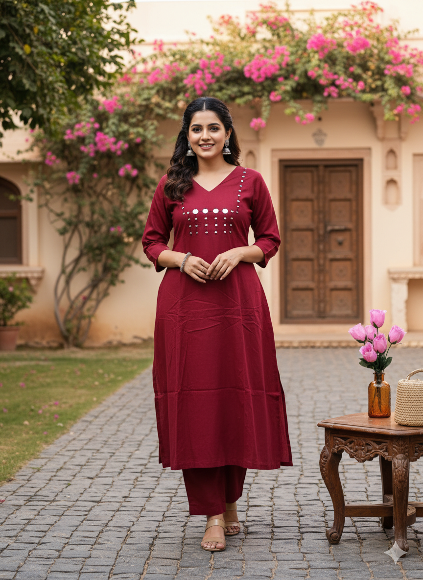 Cotton Kurti With Pant