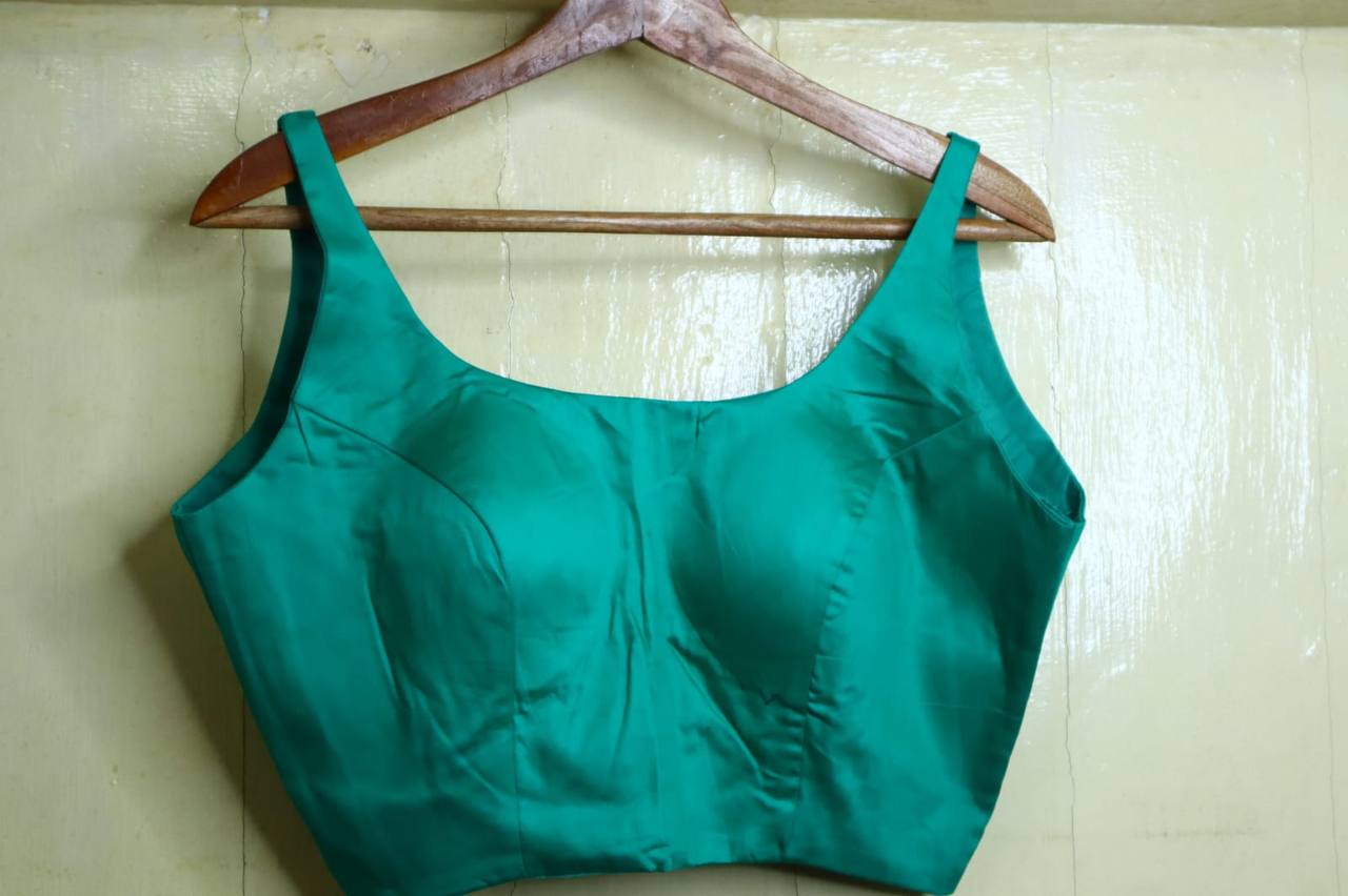 Cotton Silk Sleeveless Blouse