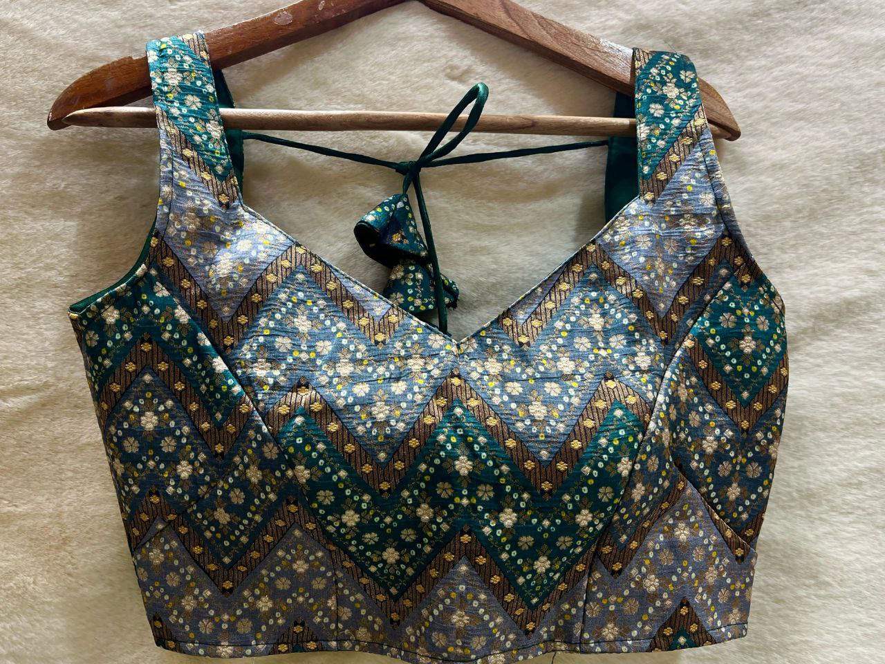 Dola Silk Banaras Blouse