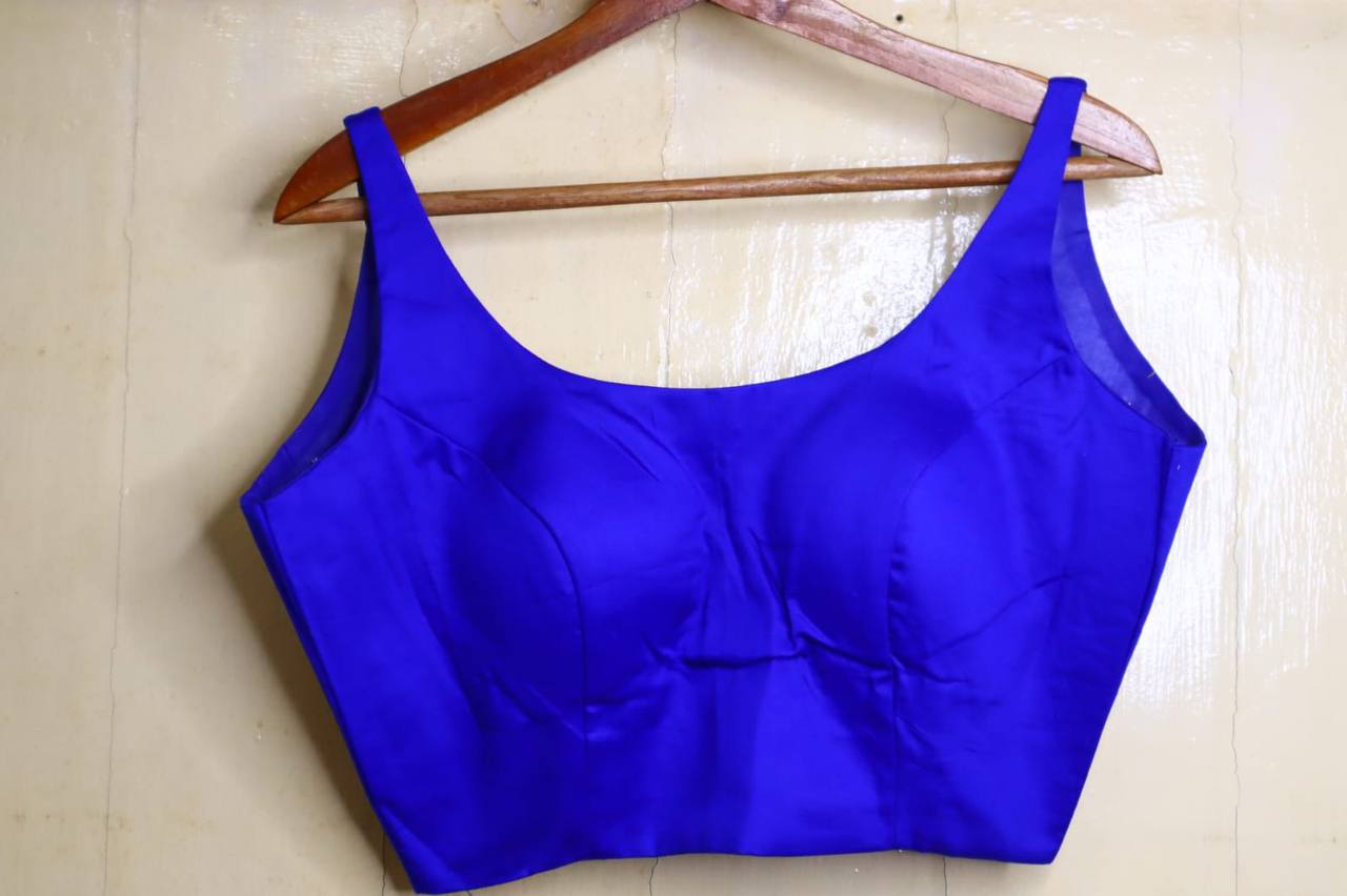 Cotton Silk Sleeveless Blouse