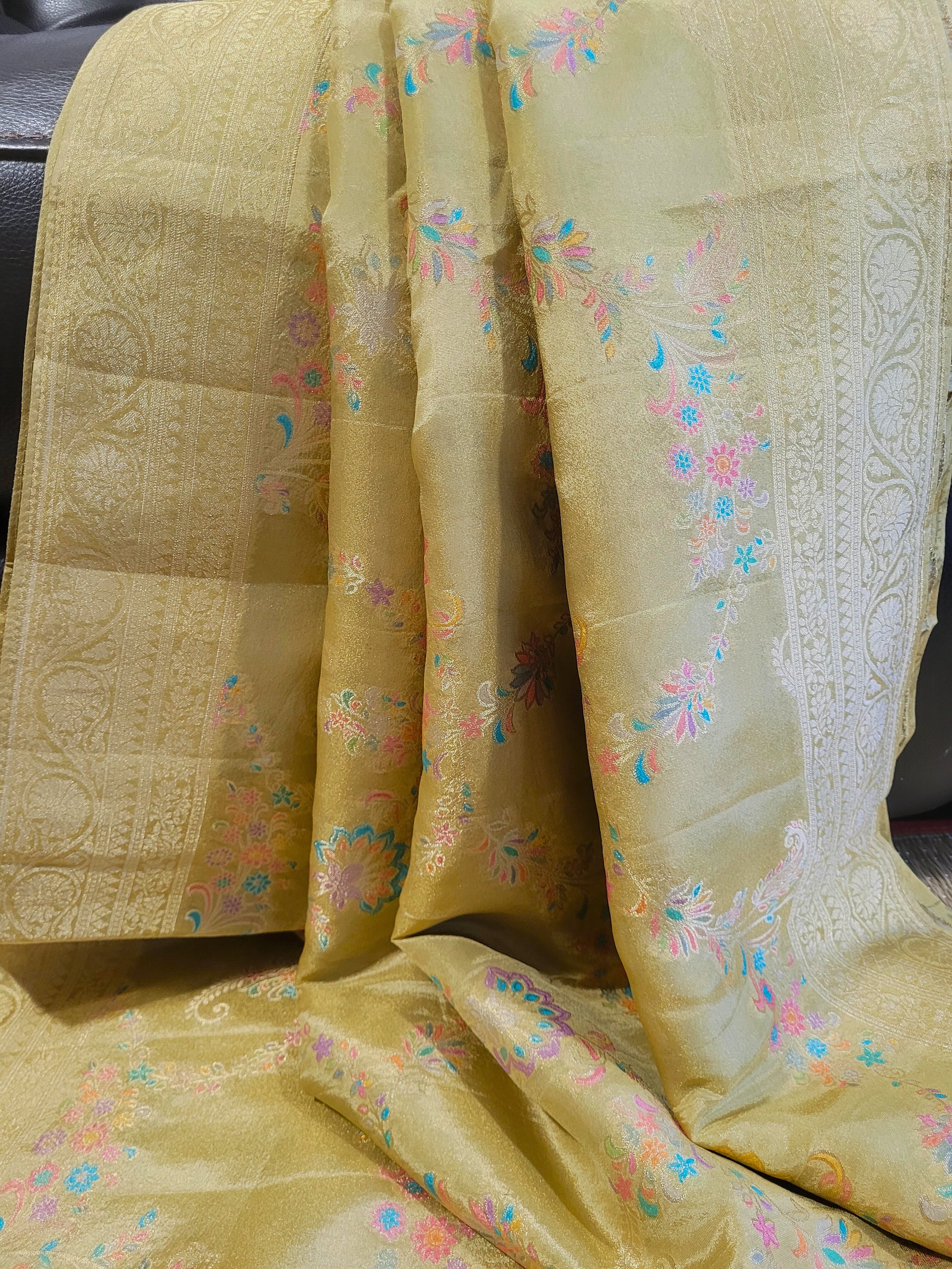 Premium Banaras Tissue Silk Saree