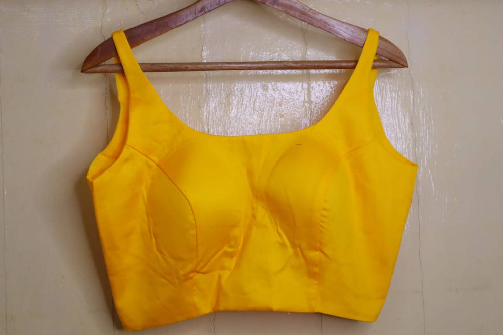 Cotton Silk Sleeveless Blouse