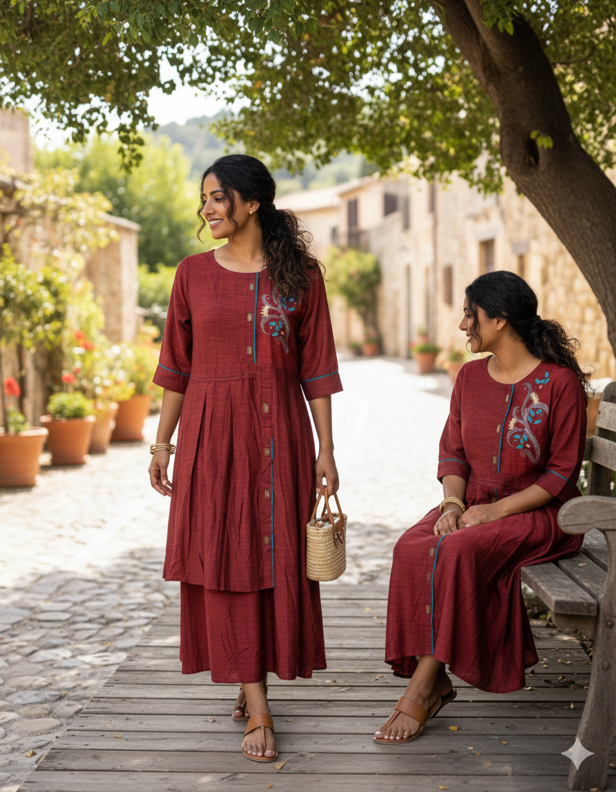 Rayon Gown