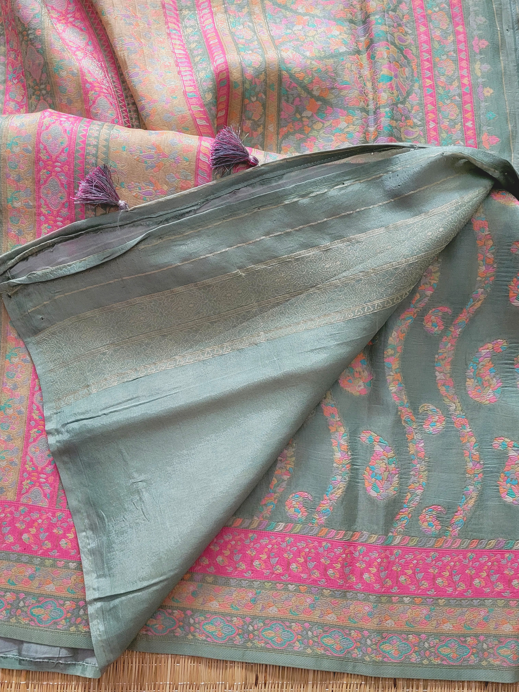 Pashmina Silk Saree