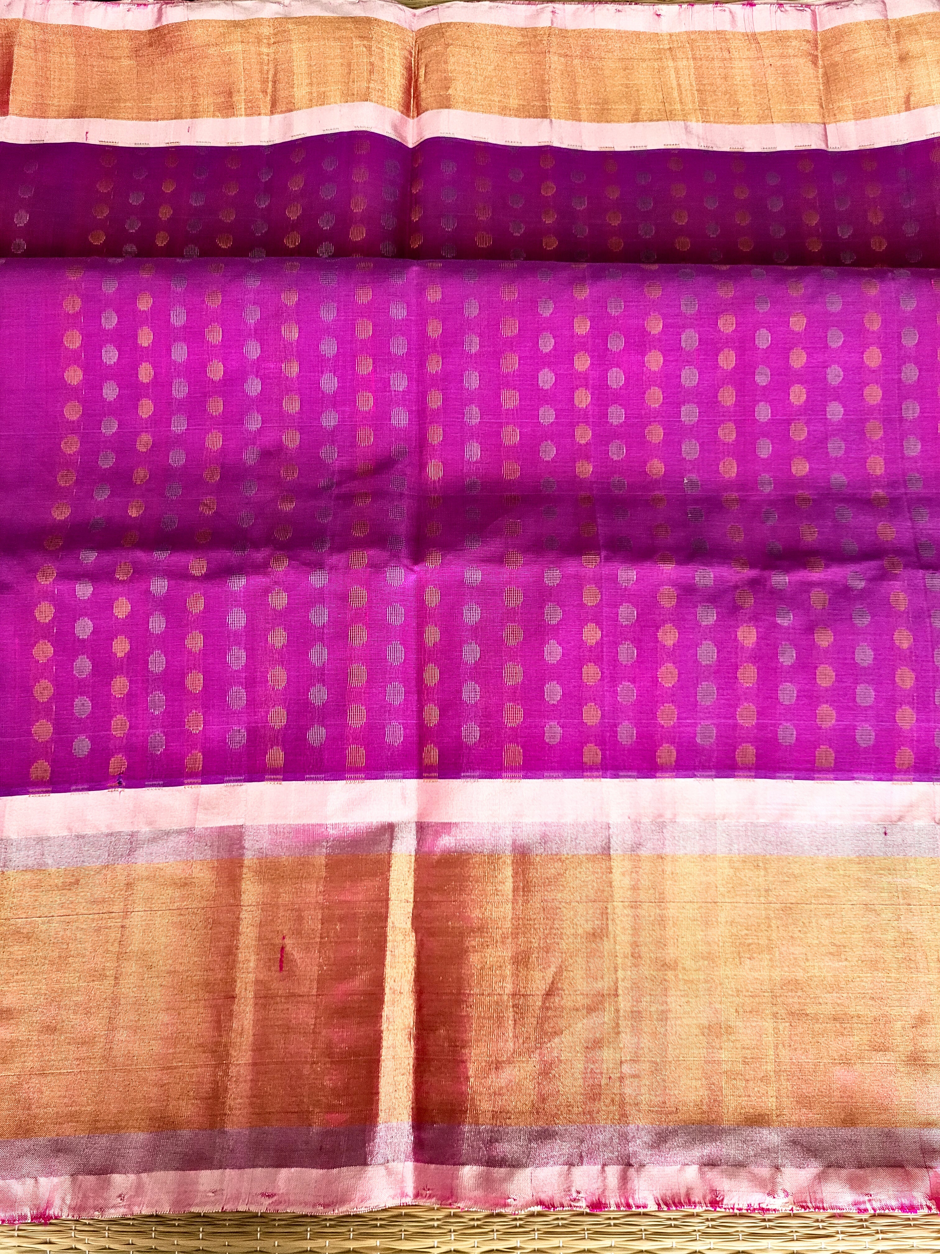 Chanderi Kuppadam Handloom Silk Saree