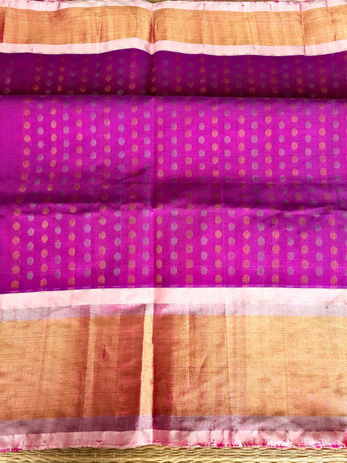 Chanderi Kuppadam Handloom Silk Saree