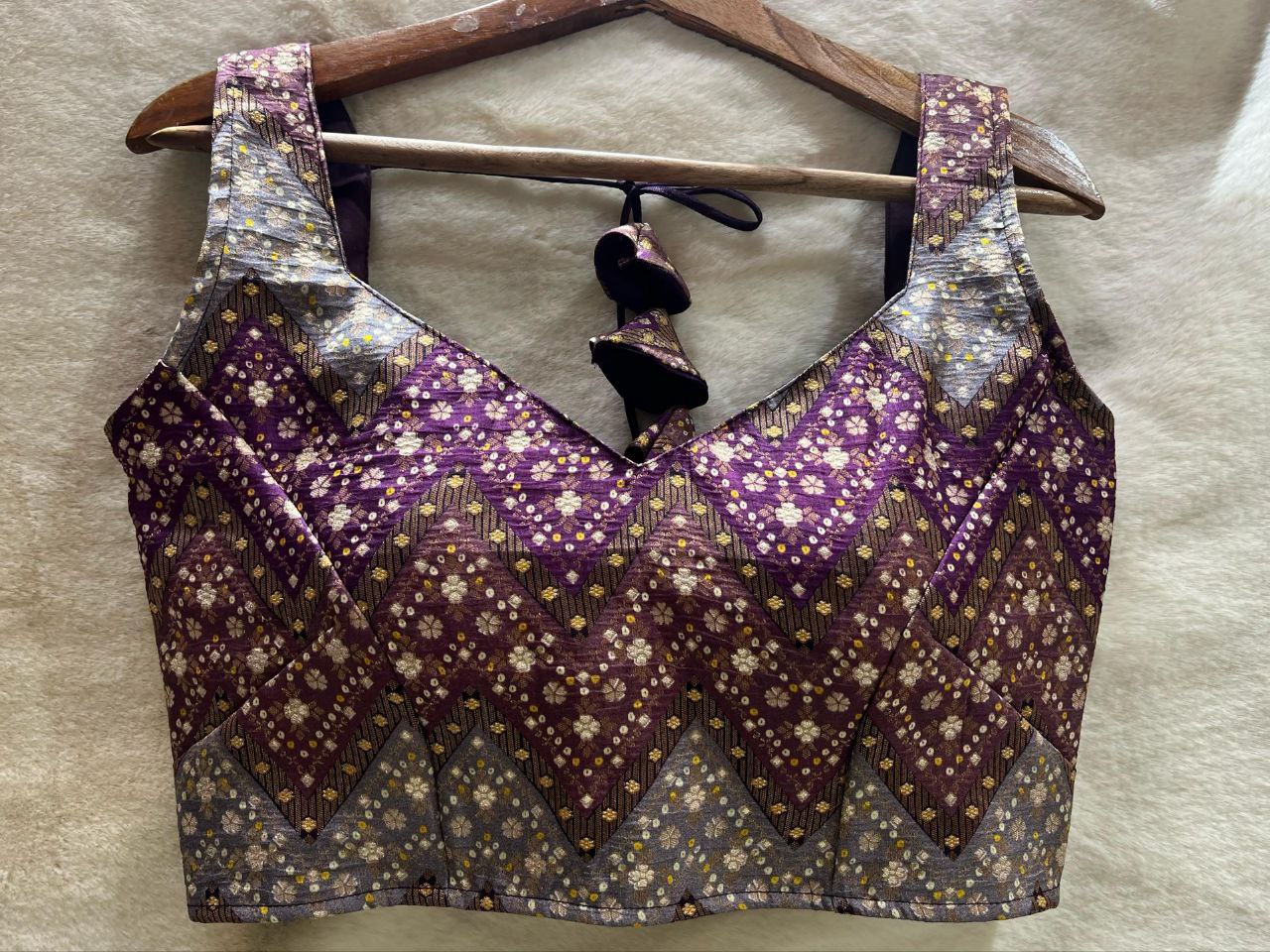 Dola Silk Banaras Blouse