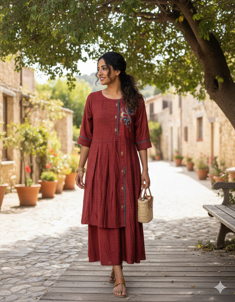 Rayon Gown