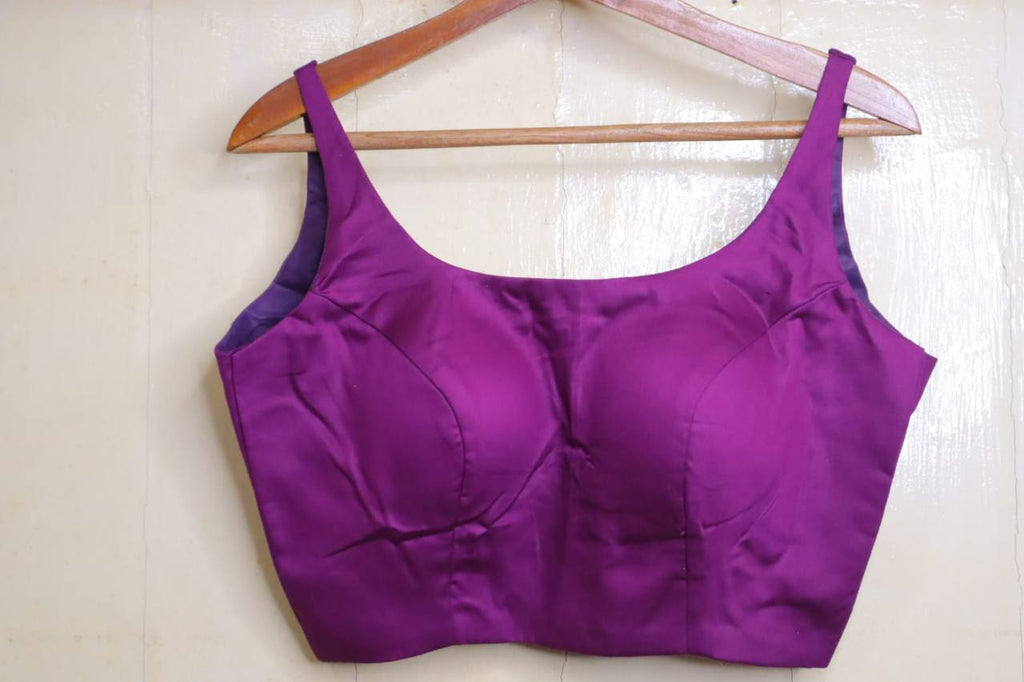 Cotton Silk Sleeveless Blouse