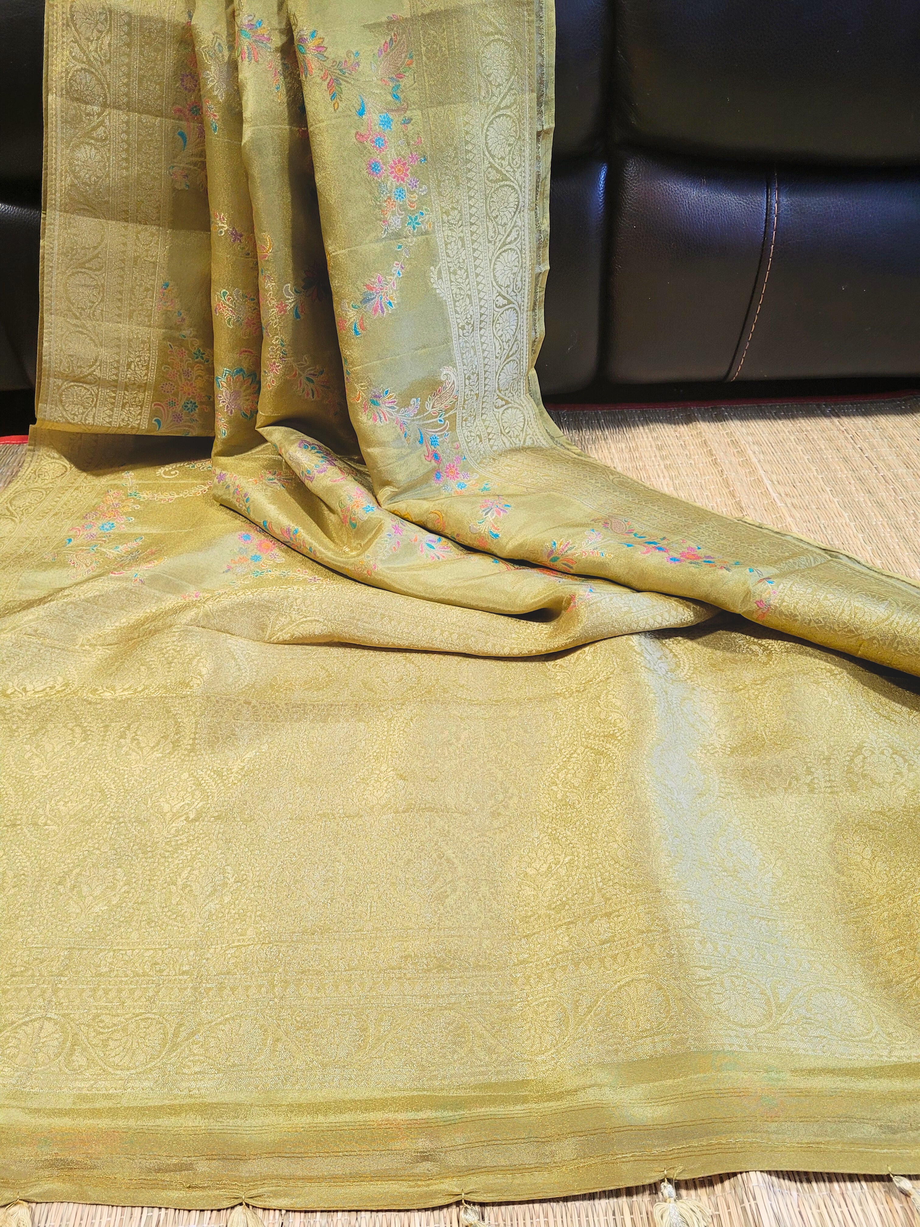 Premium Banaras Tissue Silk Saree