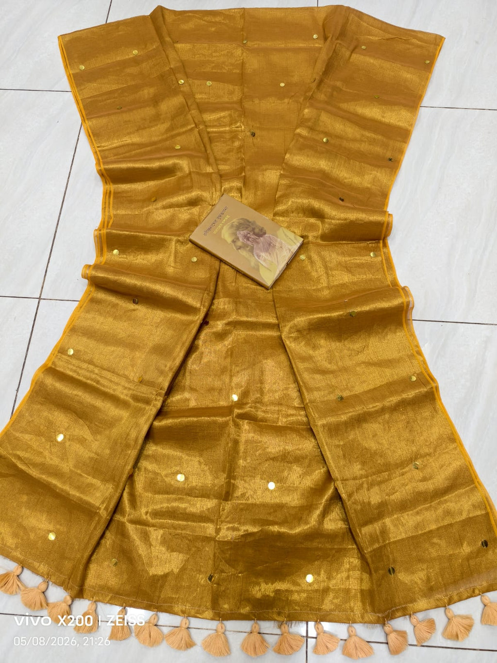 Gold Tissue Gini Saree
