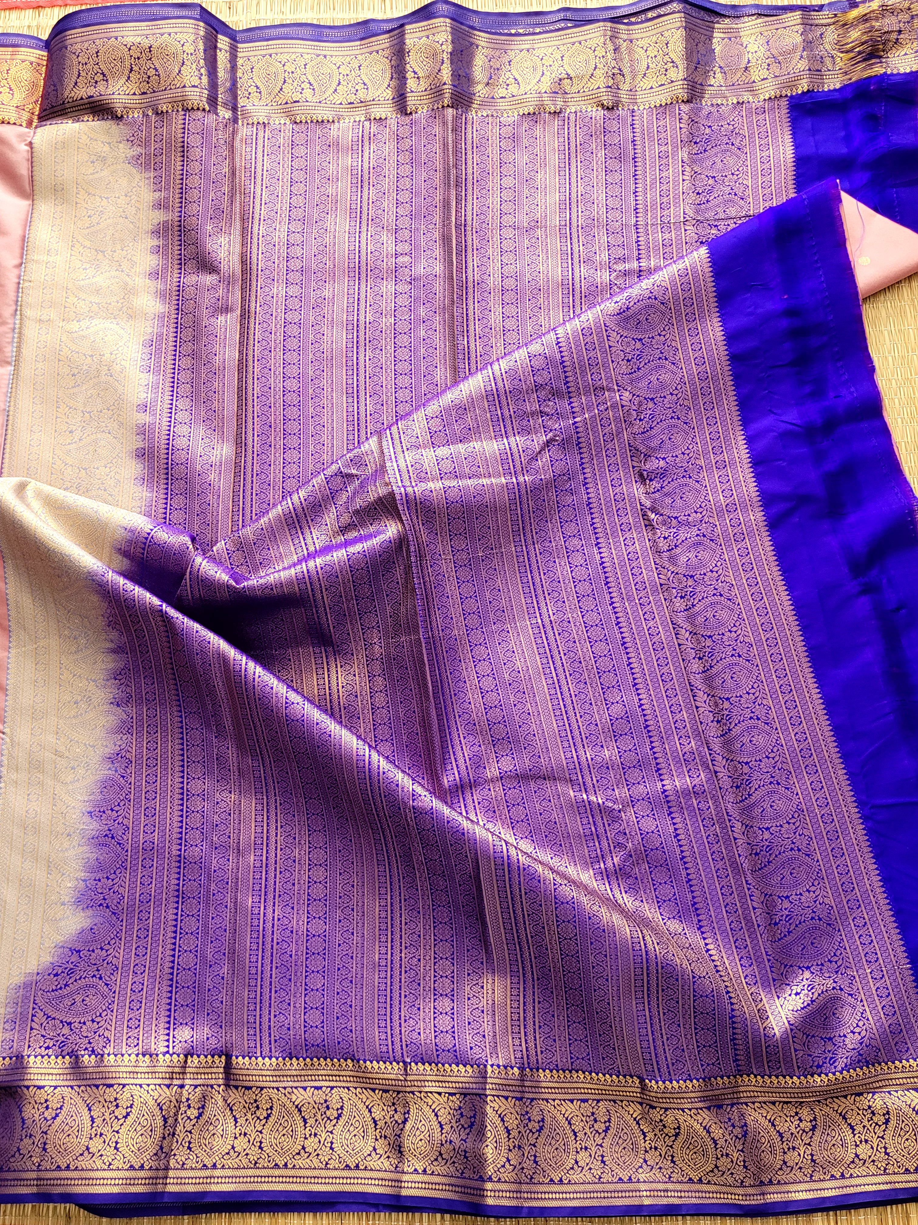 Semi Kanchipuram Handloom Silk Saree