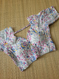 Stretchable Cotton Block Printed Blouse
