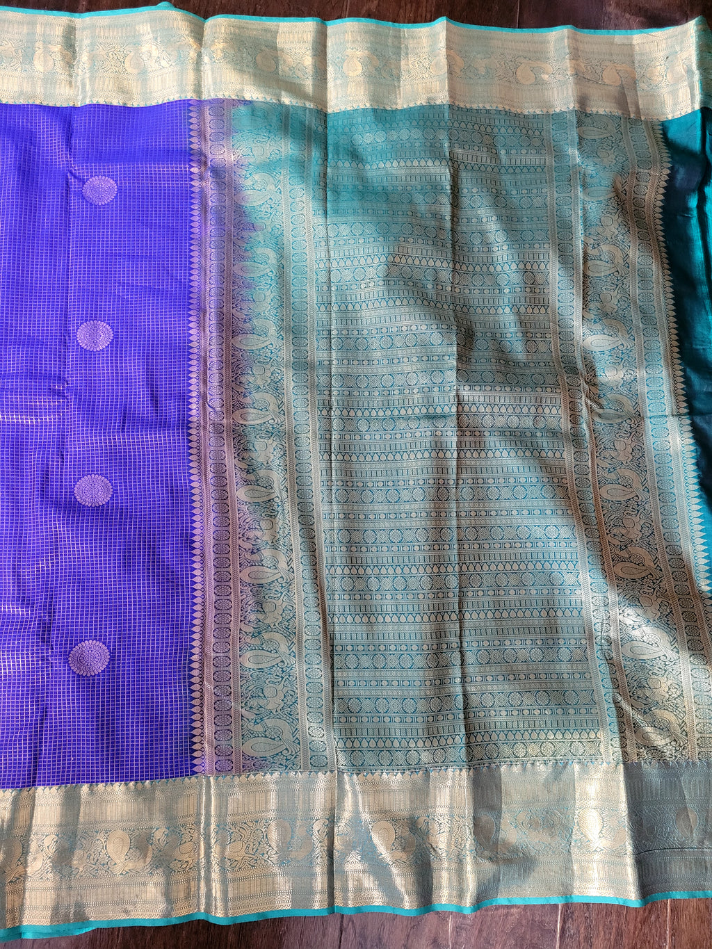 Semi Kanchipuram Handloom Silk Saree
