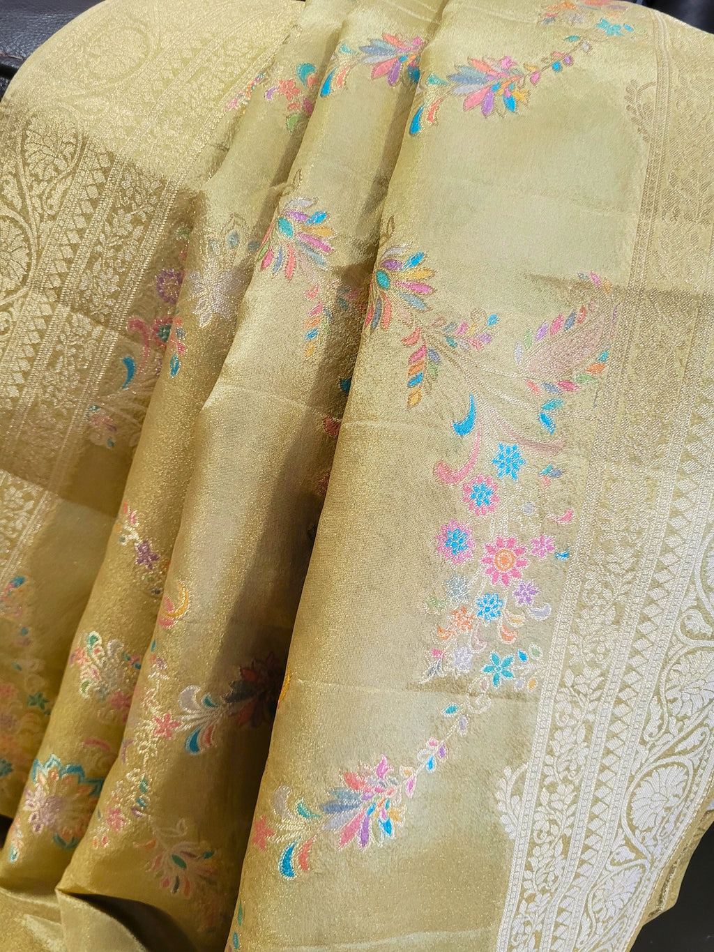 Premium Banaras Tissue Silk Saree