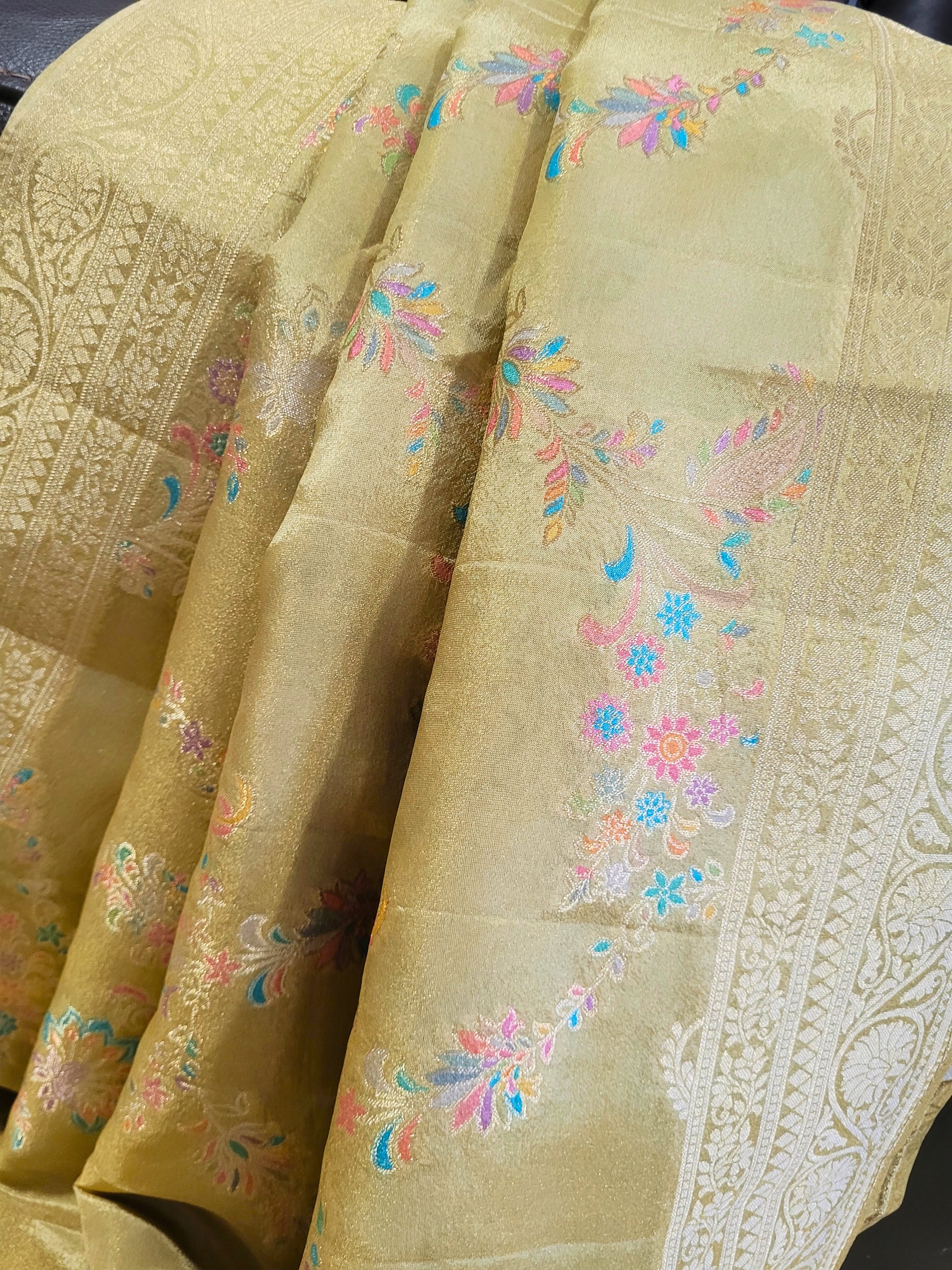 Premium Banaras Tissue Silk Saree
