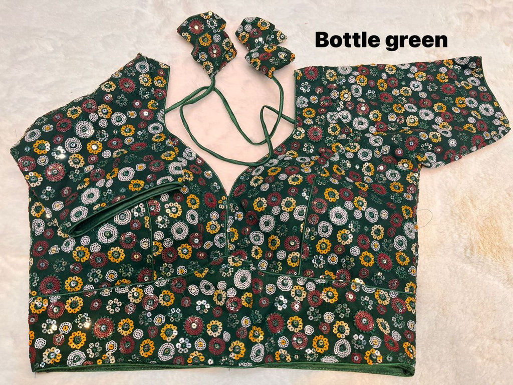Georgette Sequins Blouse