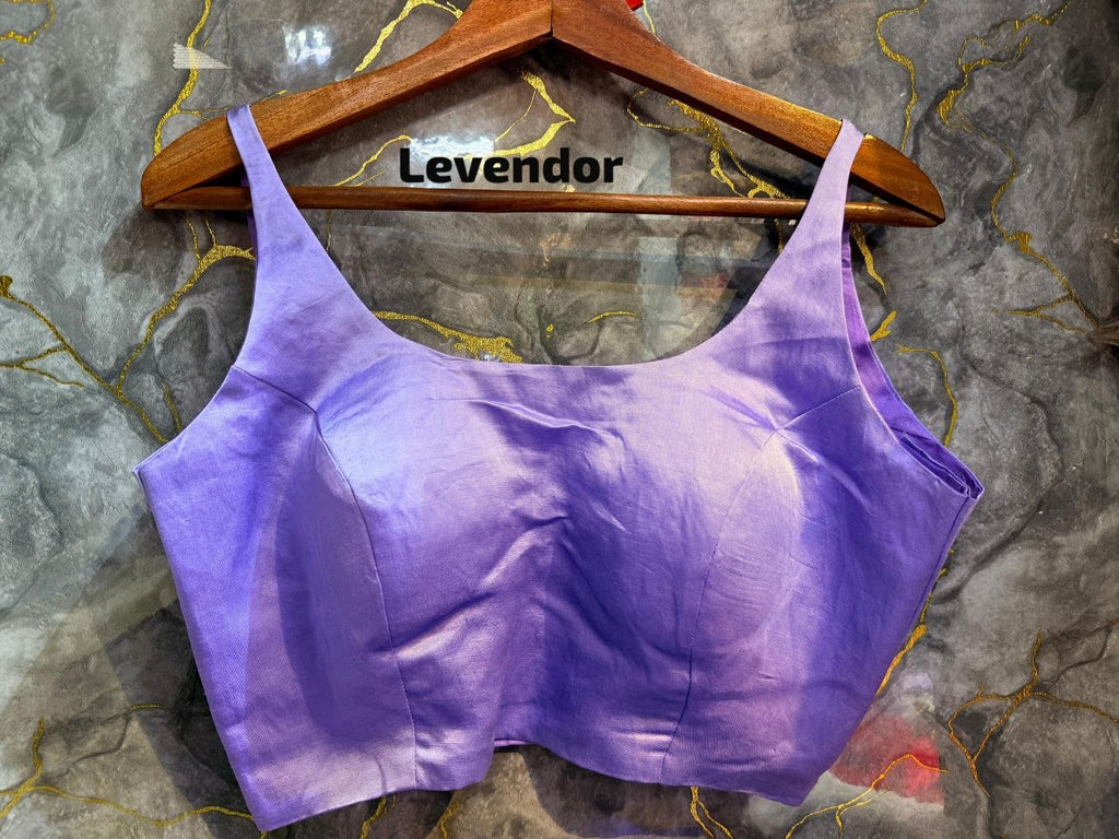 Cotton Silk Sleeveless Blouse