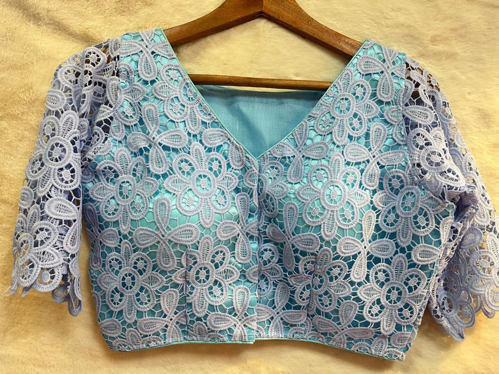 Cut Work Saree Blouse