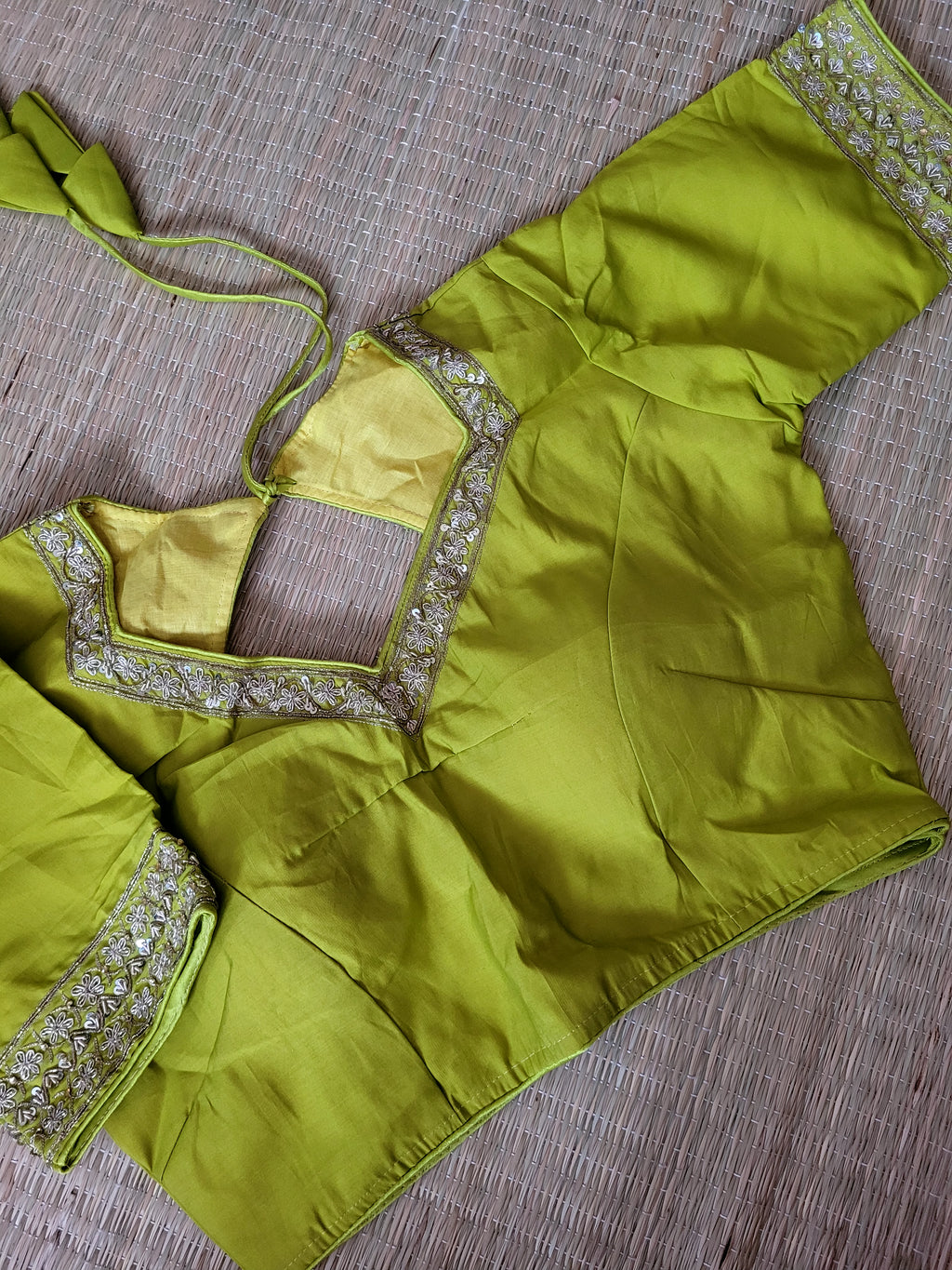 Roman Silk Zardosi Work Blouse