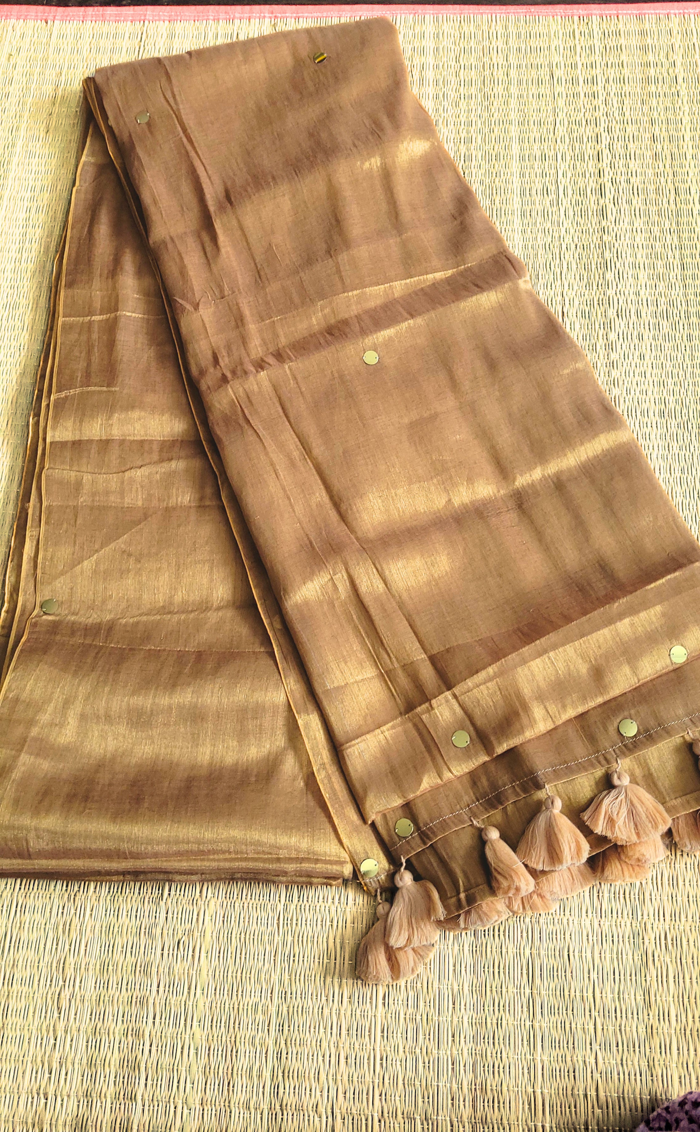 Gold Tissue Gini Saree