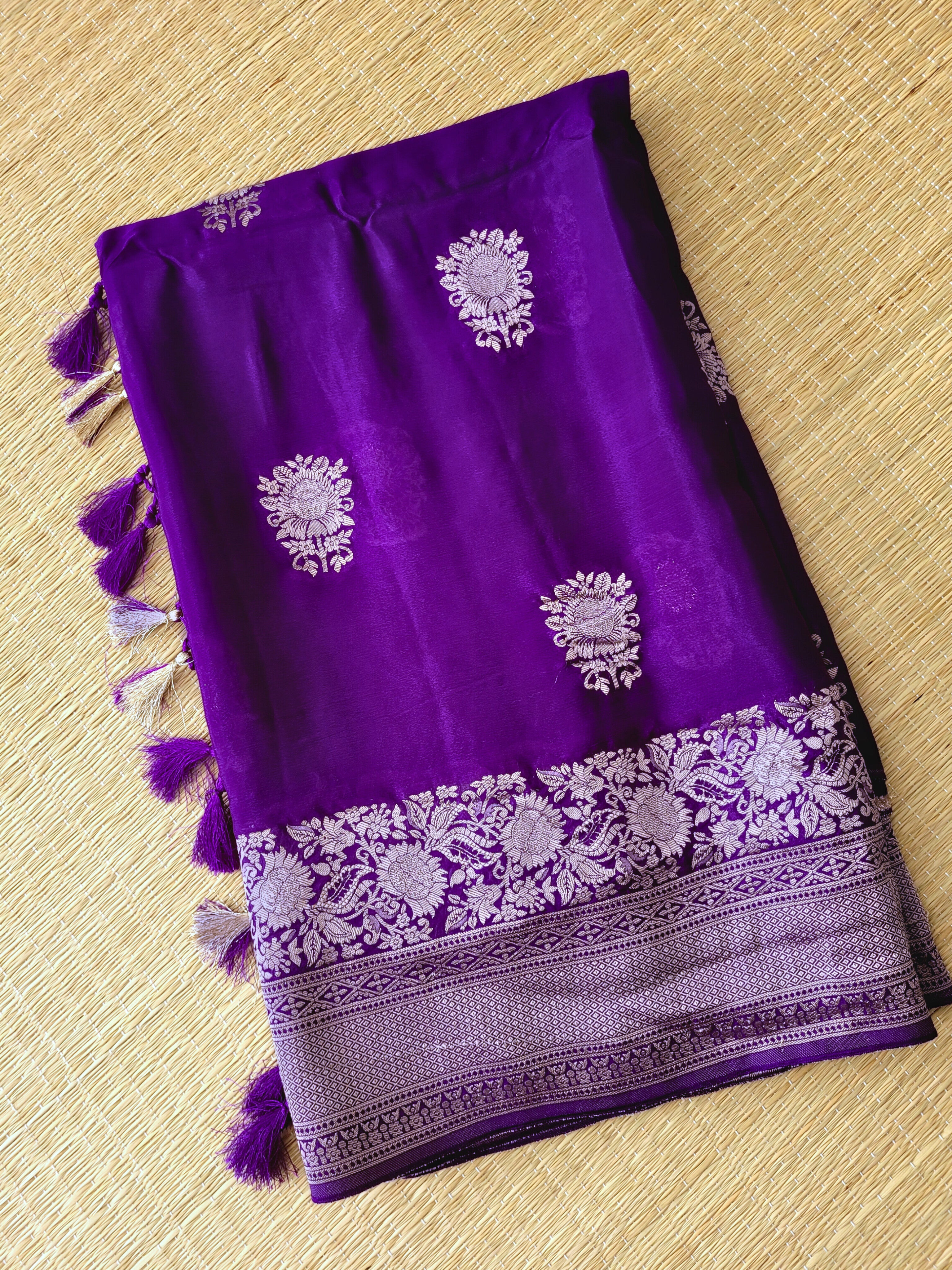 Banaras Satin Mashru Silk Saree