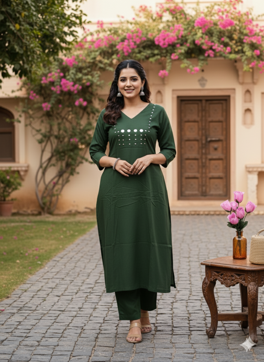 Cotton Kurti With Pant
