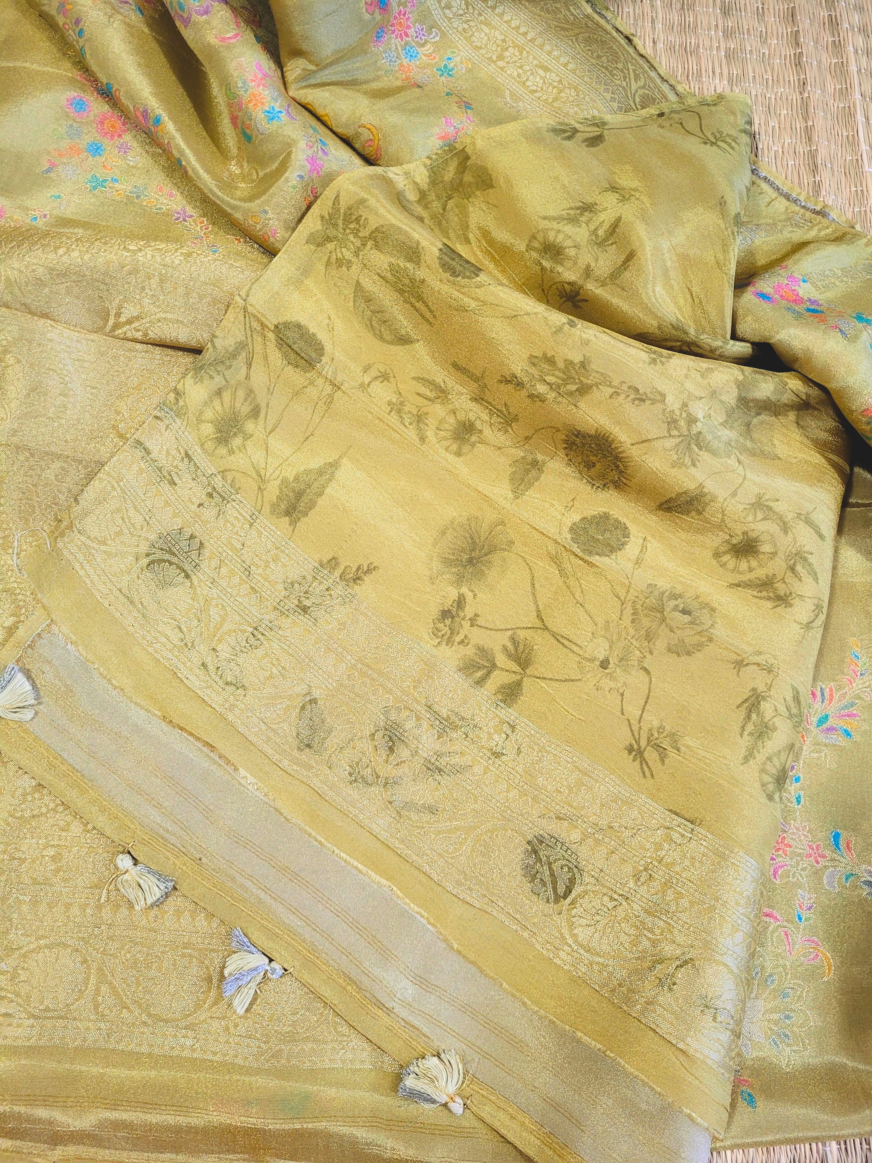 Premium Banaras Tissue Silk Saree
