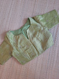 Crush Tissue Blouse With Embroidery