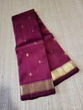 Maroon Kanchipuram Handloom Silk Saree