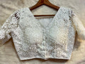 Cut Work Saree Blouse