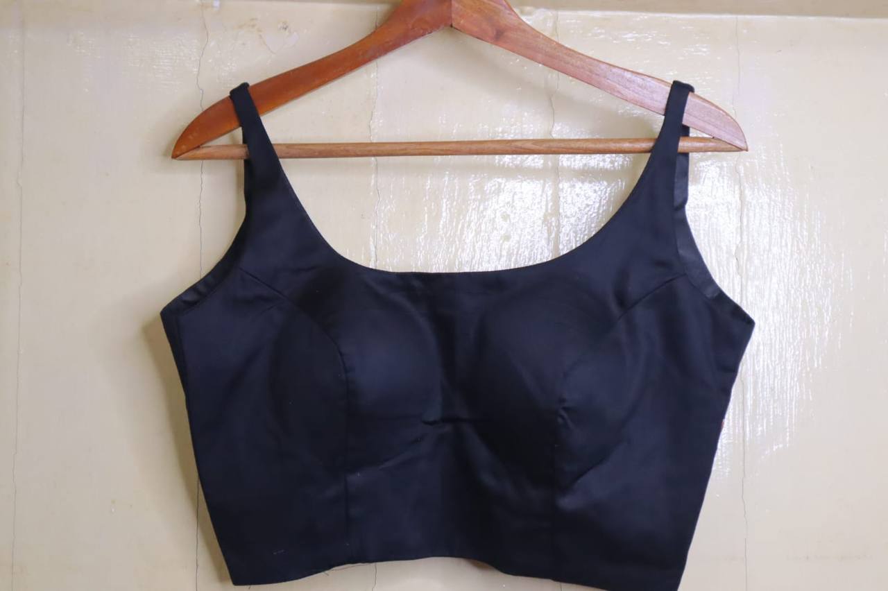 Cotton Silk Sleeveless Blouse