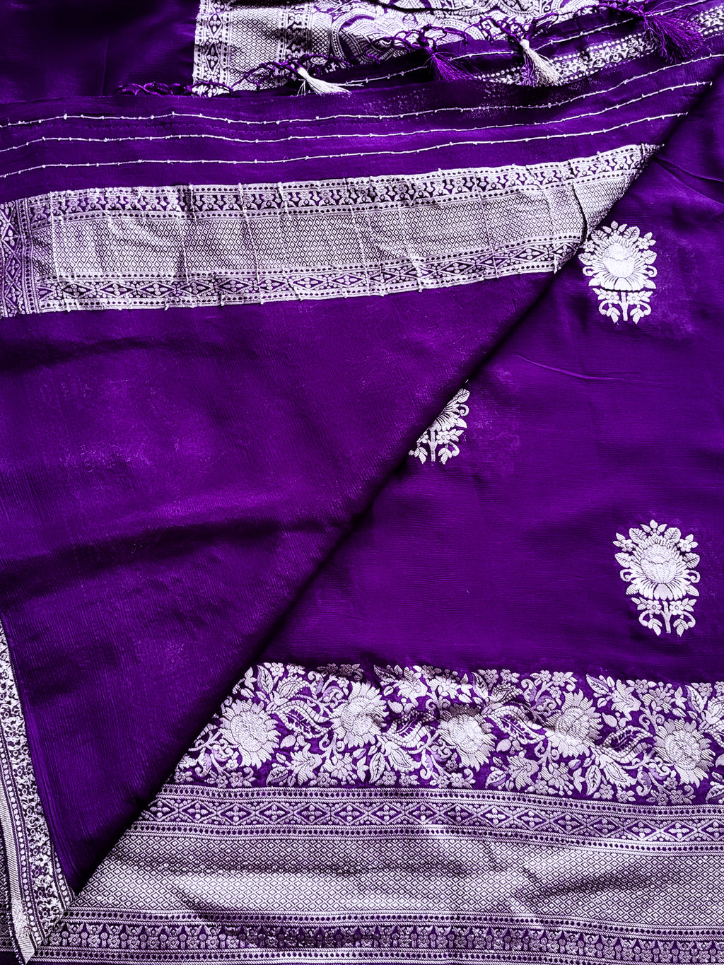 Banaras Satin Mashru Silk Saree