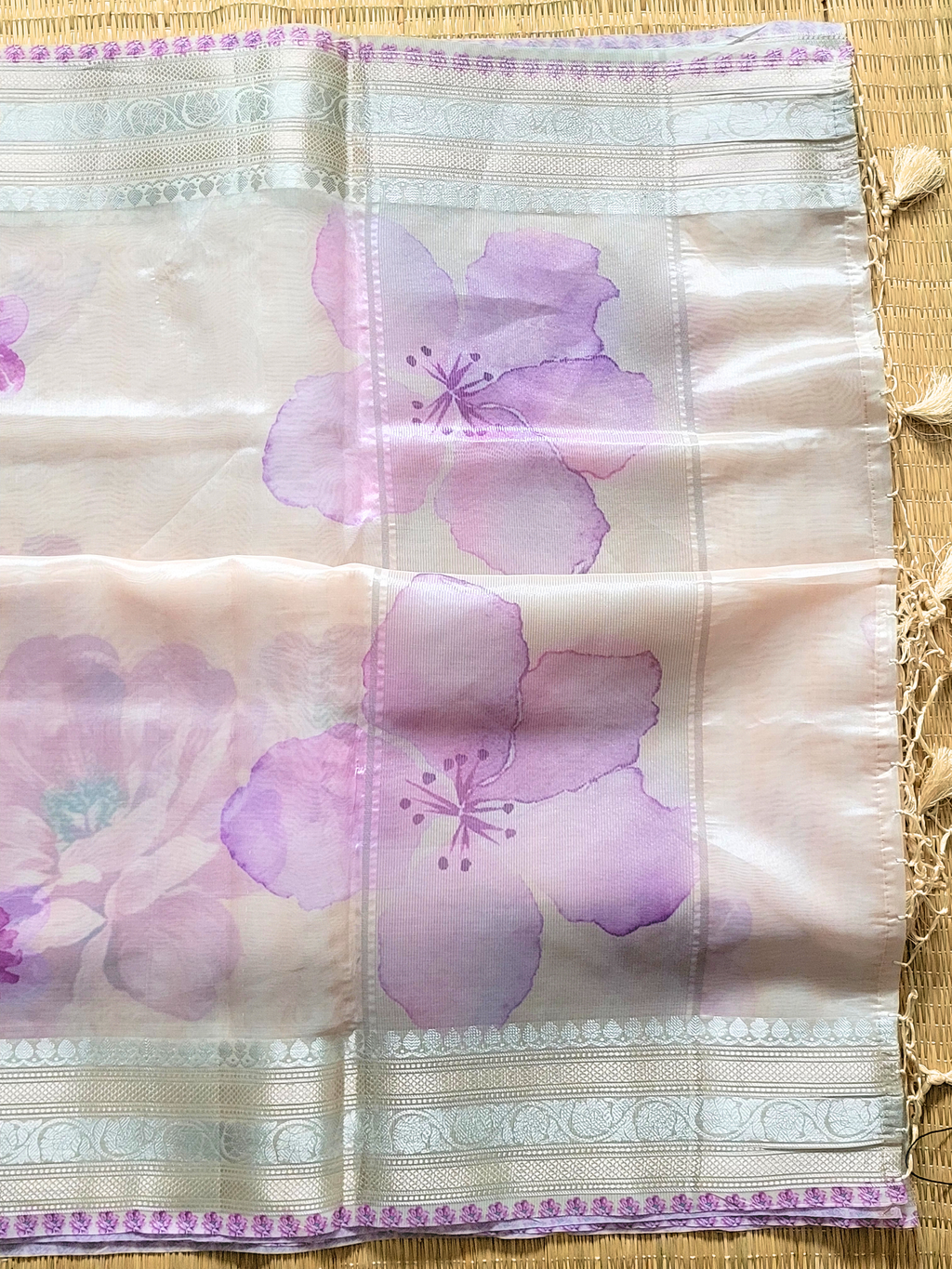 Organza Banaras Saree With Blouse