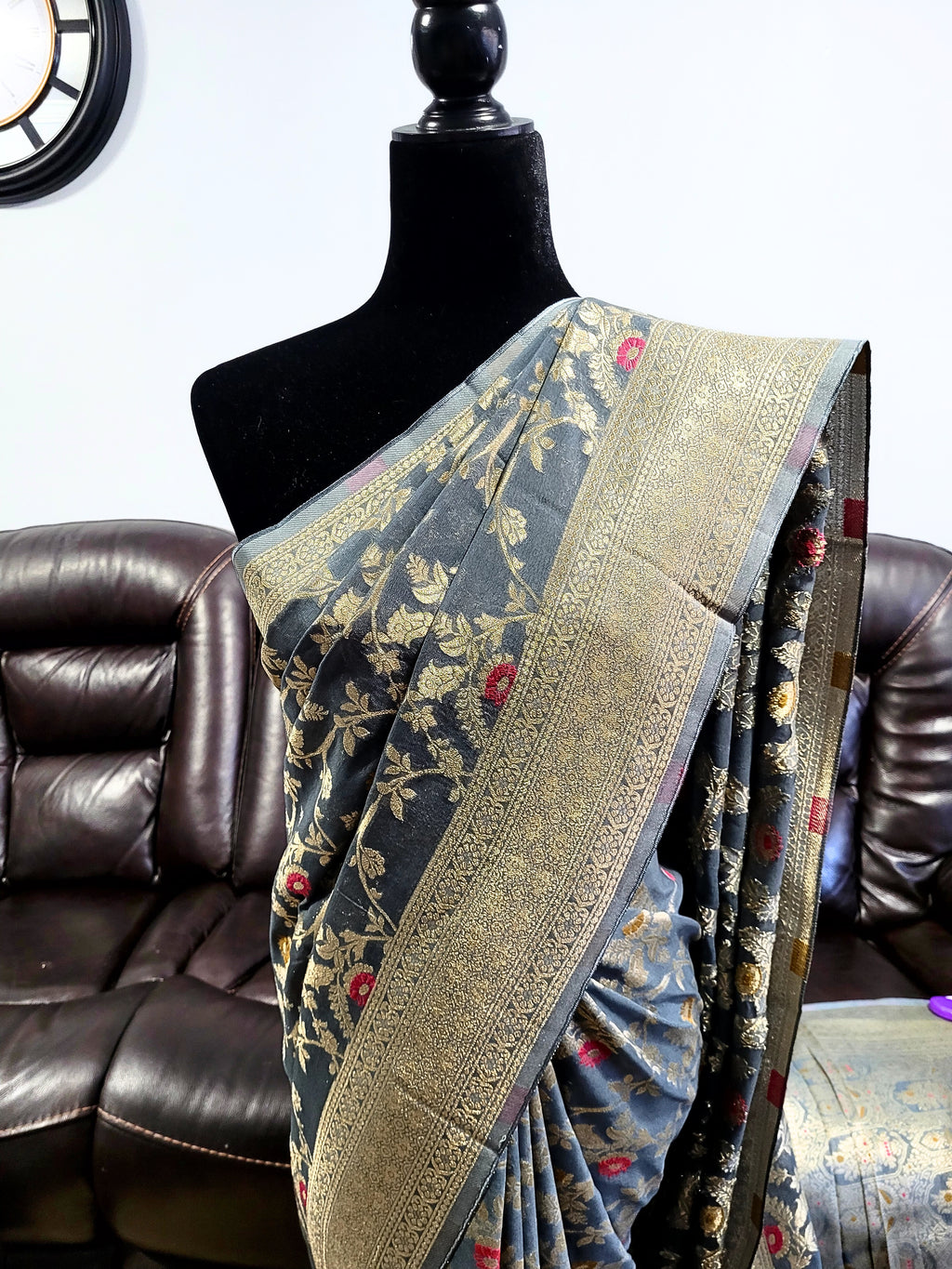 Premium Khadi Georgette Saree