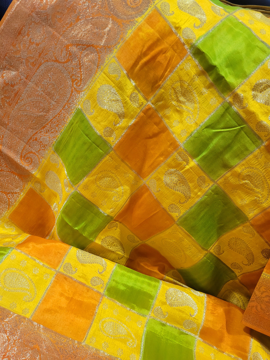 Banaras Rankat Soft Silk Saree
