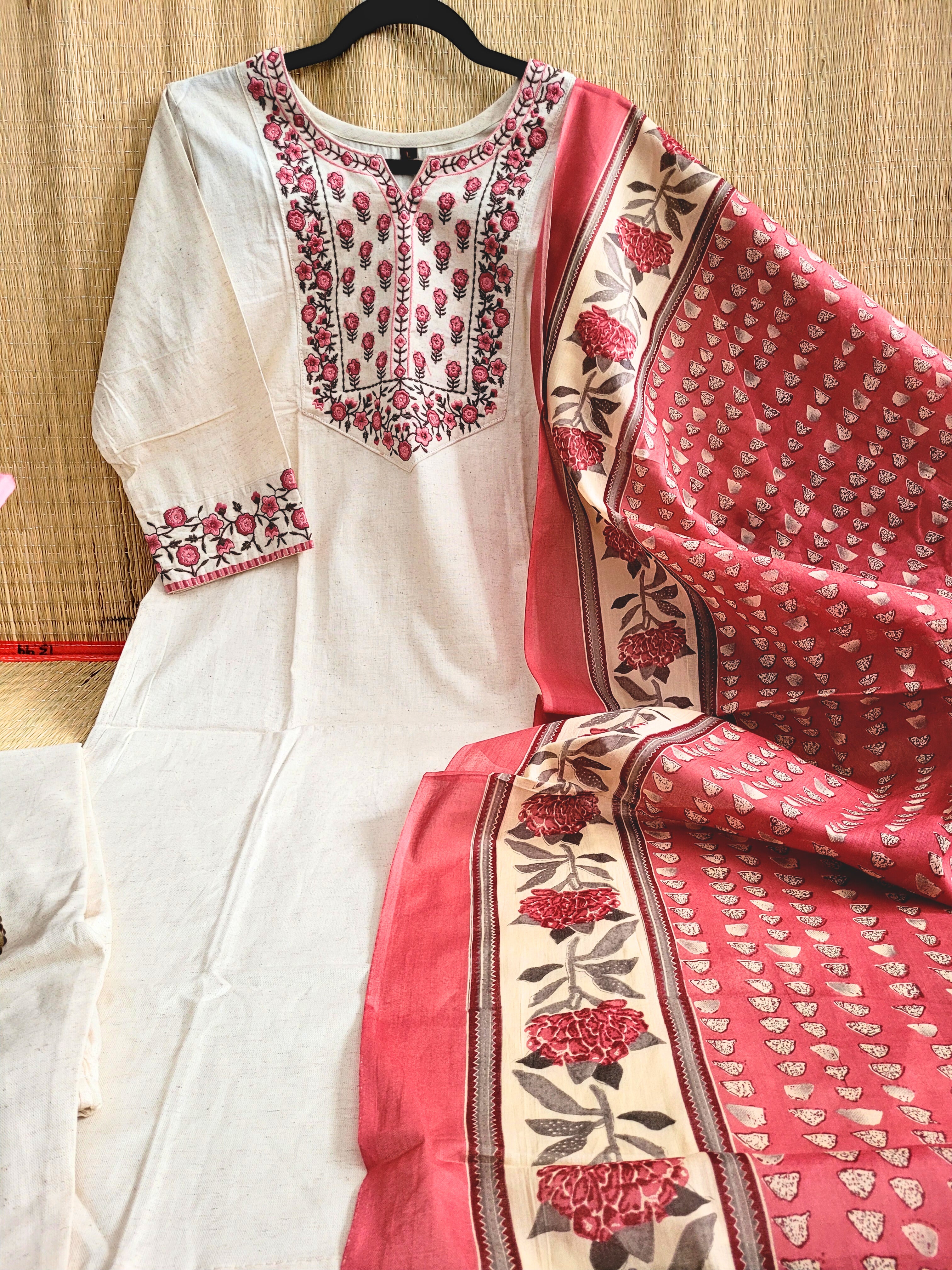 Premium Khadi Cotton Salwar Suit