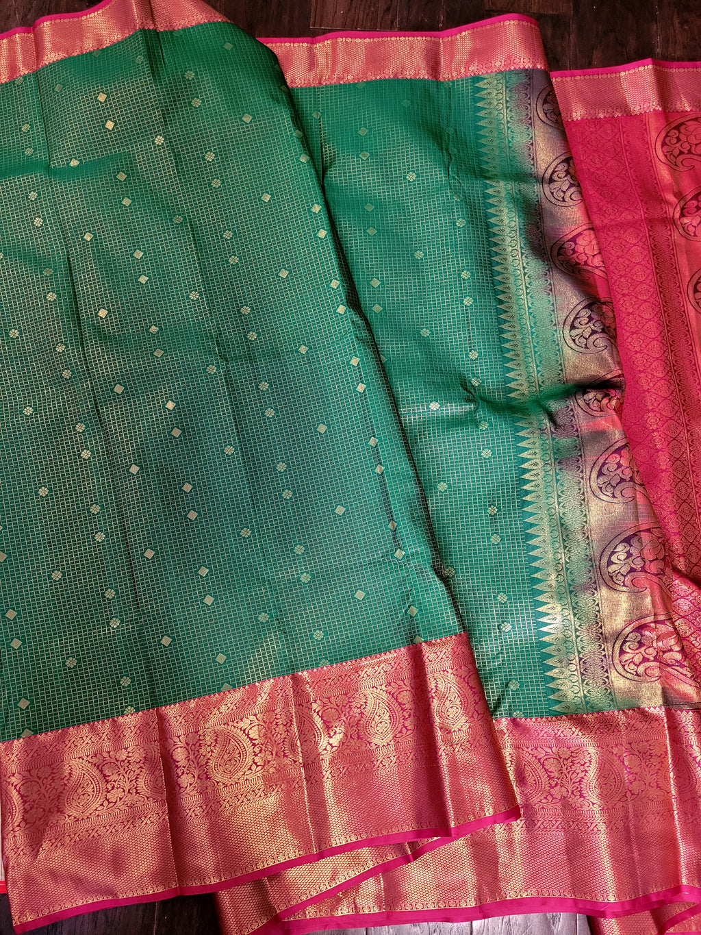 Semi Kanchipuram Handloom Silk Saree