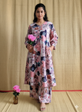 Cotton Printed A line Kurti With Pant