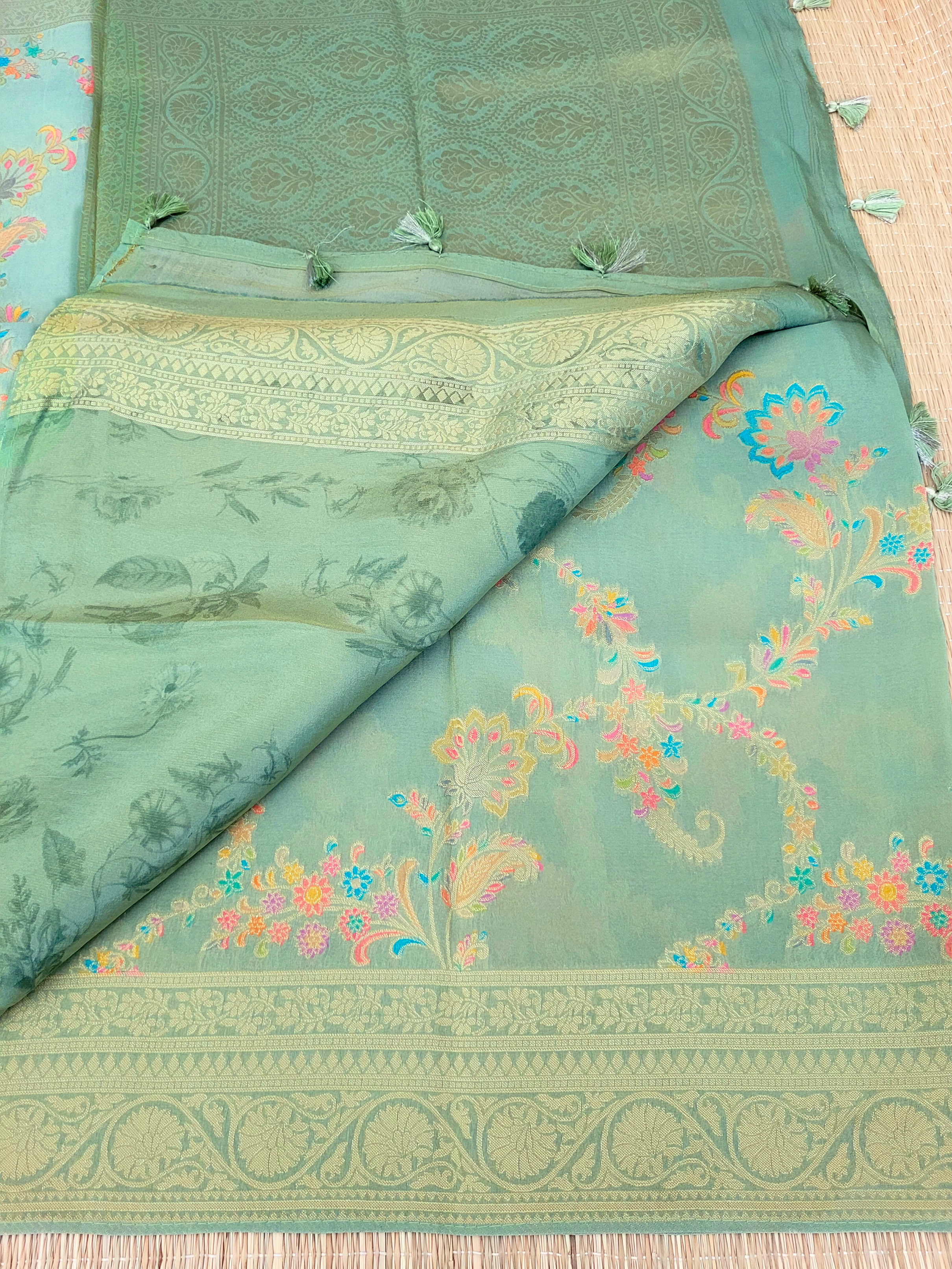 Premium Tissue Banaras Silk Saree