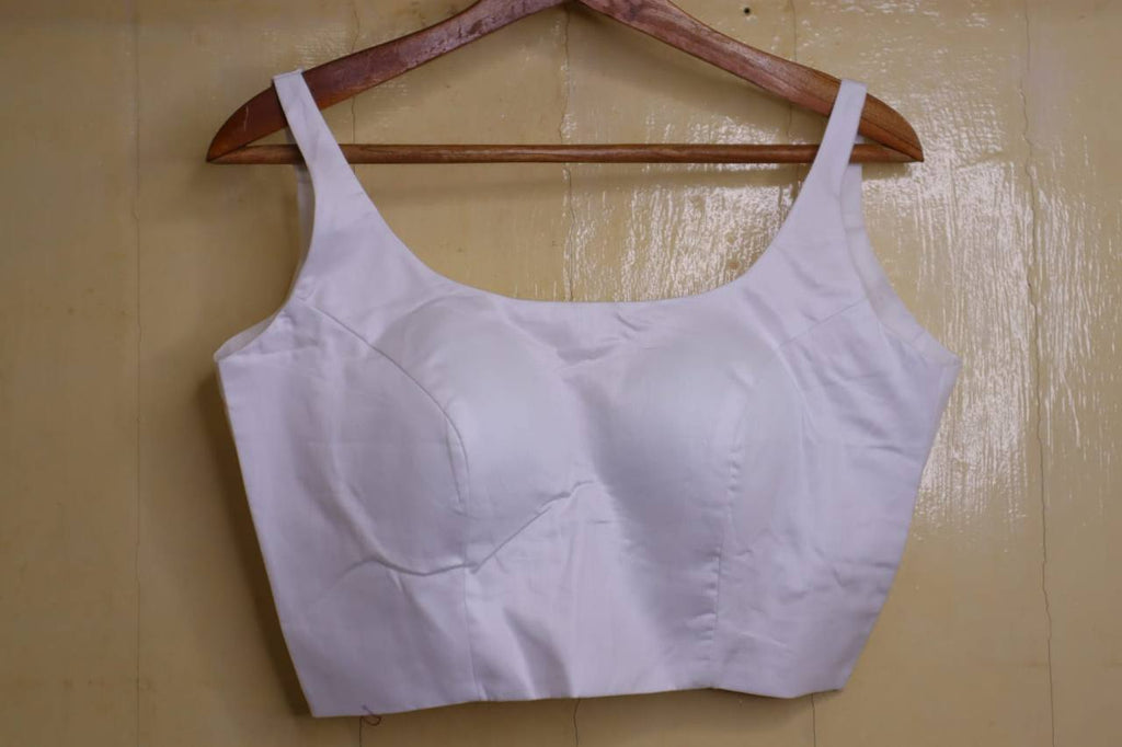 Cotton Silk Sleeveless Blouse